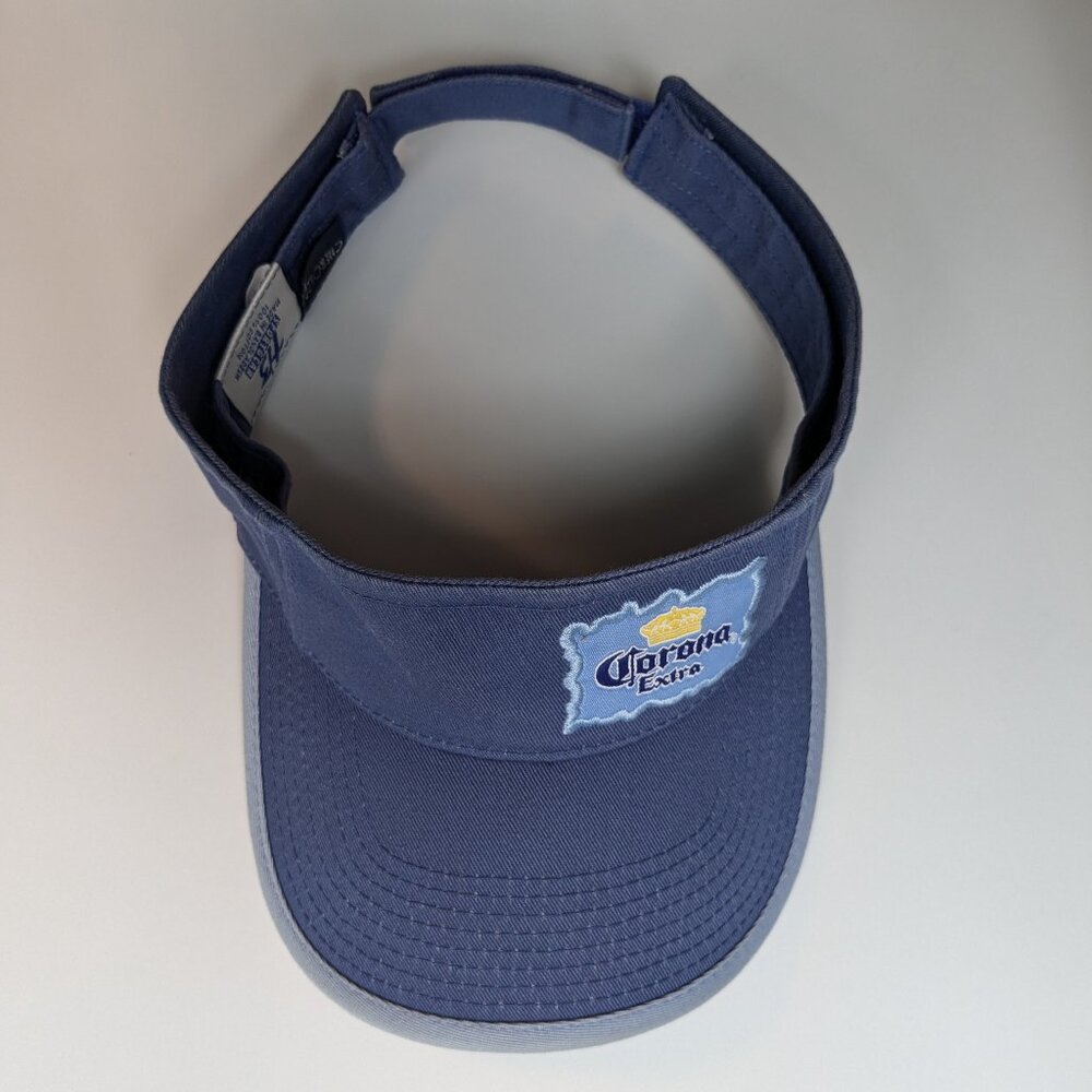 Blue Twill Corona Extra Adjustable Visor*